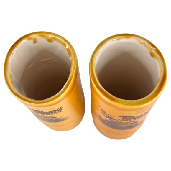 2 VTG Hawaiian Tiki Mug Tihatis Bora Bora E Dance Troup Beachcomber Restaurant - Picture 10 of 11